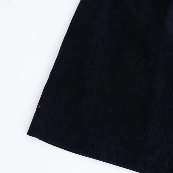 Vintage Glensport Black Midi A-Line Skirt Made in Canada Size 6 - Picture 6 of 9